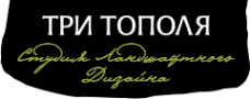 Логотип компании Три тополя